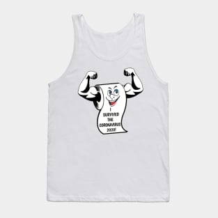 I survived the coronavirus 2020 toilet paper Tank Top